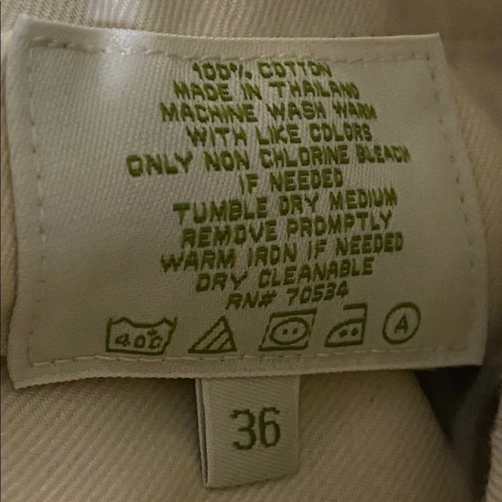 Orvis cotton khaki mens pants size 36